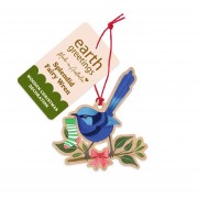 Wooden Christmas Decoration | Splendid Fairy Wren Wooden Christmas Decoration | Splendid Fairy Wren